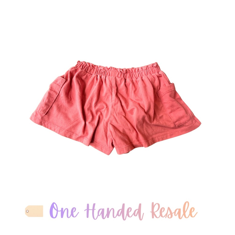 🪸 Kids Headquarters Coral Salmon Loose Fit Kids Girls Shorts 3T